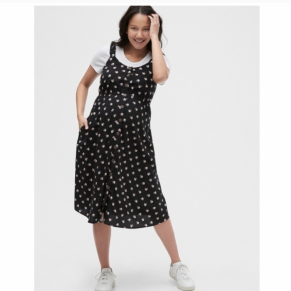 Gap Maternity Button Front Tank Dress - Picture 8 of 8